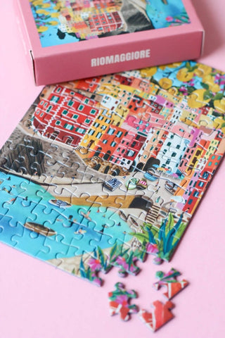Piecely Puzzles - Riomaggiore Puslespill 99 brikker - COLORPOP