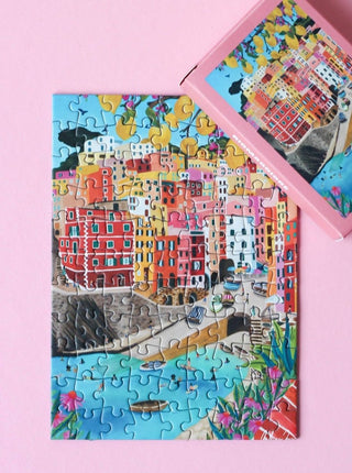 Piecely Puzzles - Riomaggiore Puslespill 99 brikker - COLORPOP