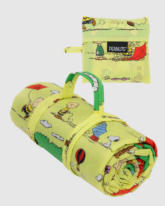 BAGGU Piknik-teppe og Handlenett Bundle - Peanuts