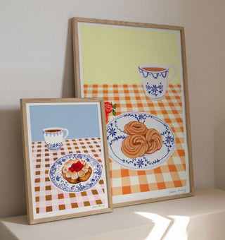 Poster & Frame - Kunstprint - Raspberry Meringue A5 - COLORPOP