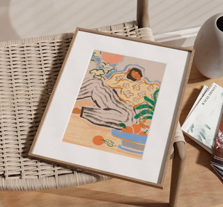 Poster & Frame - Lazy Days A5 Print - COLORPOP