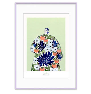 Poster & Frame - Orange Coat - Innrammet - COLORPOP