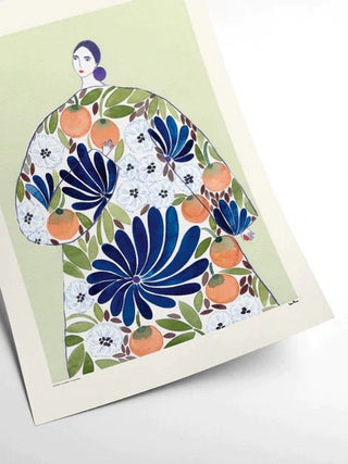 Poster & Frame - Orange Coat - Innrammet - COLORPOP