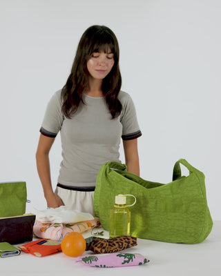 BAGGU Large Crescent Bag - green juice