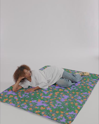BAGGU Piknik-teppe og Handlenett Bundle - Sea Charms and Lobster