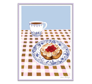 Kunstprint - Raspberry Meringue A5