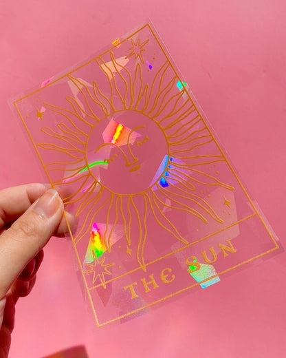 Sun Tarot Card Suncatcher