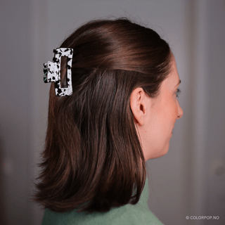 sasstie - Hårklype Crush Black Marble - COLORPOP