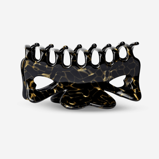sasstie - Hårklype Hearts Black & Gold - COLORPOP