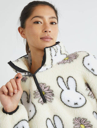 Skinnydip London - Miffy Flower Longline Fleece - COLORPOP