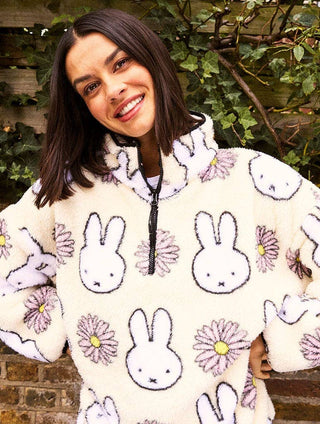 Skinnydip London - Miffy Flower Longline Fleece - COLORPOP
