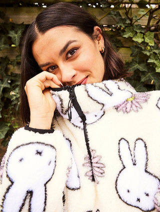 Skinnydip London - Miffy Flower Longline Fleece - COLORPOP