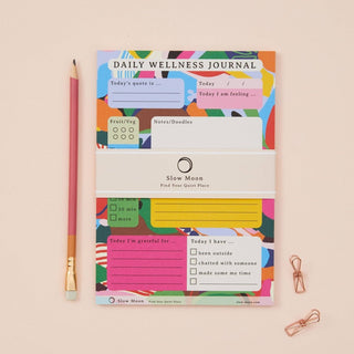 Slow Moon - Daily Wellness Journal - A5 - COLORPOP