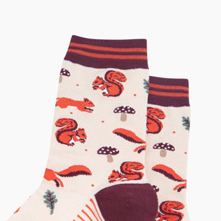 Sock Talk - Bambussokker Ekorn Krem Str. 36-40 - COLORPOP