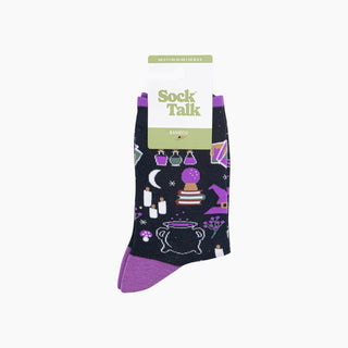 Sock Talk - Bambussokker Witchy Core i Sort Str. 36-40 - COLORPOP