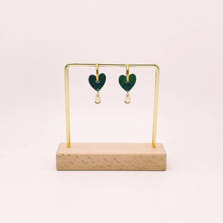 Studio Annette - Green Heart Øredobber - COLORPOP