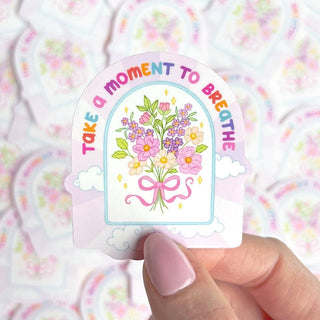 The Rosy Redhead - Take A Moment To Breathe - Klistremerke - COLORPOP