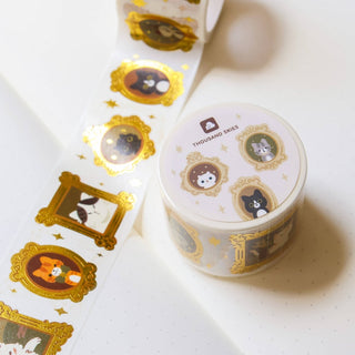 Thousand Skies - 30mm Washi Tape (Gold) - Grand Meowster Gallery - COLORPOP