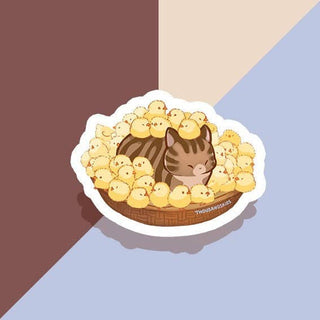 Thousand Skies - Klistremerke - Guardian of the Chicks - Tabby Cat - COLORPOP