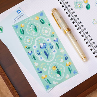 Thousand Skies - Klistremerkeark Washi - Flower Duck - COLORPOP