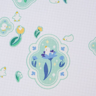 Thousand Skies - Klistremerkeark Washi - Flower Duck - COLORPOP