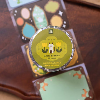 Thousand Skies - Rull med 100 Etiketter - Retro Frames - COLORPOP
