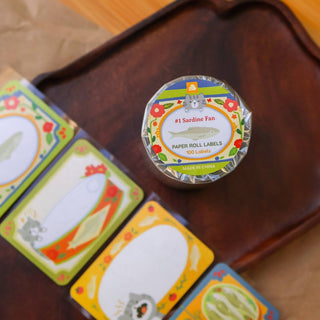 Thousand Skies - Rull med 100 Etiketter - Sardine Fan - COLORPOP