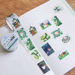Thousand Skies - Washi Tape - Frimerke - type - Planter og Søte Dyr - COLORPOP