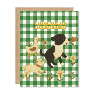 Three Potato Four - Birthday From All - Kort - COLORPOP