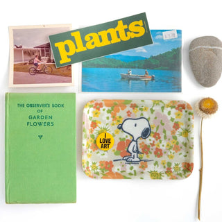 Three Potato Four - Snoopy Wildflowers Mini Vintage Tray - COLORPOP