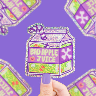 Turtle's Soup - Bad Apple Juice - Klistremerke (Glitter) - COLORPOP