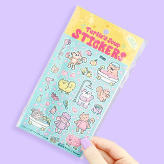 Turtle's Soup - Bath Time Animals - Klistremerker - COLORPOP