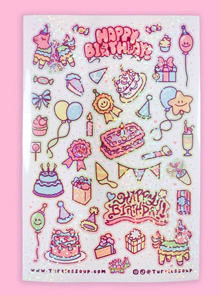 Turtle's Soup - Birthday Stuff - Klistremerker - COLORPOP