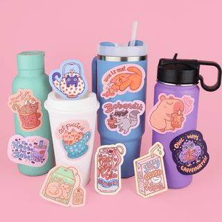 Turtle's Soup - Cat-Puccino - Klistremerke - COLORPOP