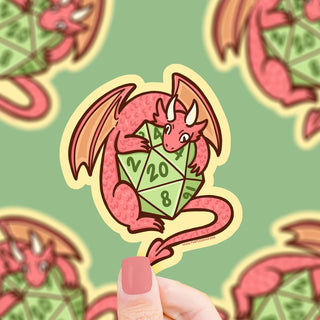 Turtle's Soup - Dragon D20 - Klistremerke - COLORPOP