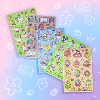 Turtle's Soup - Ducks with Hats - Klistremerker - COLORPOP