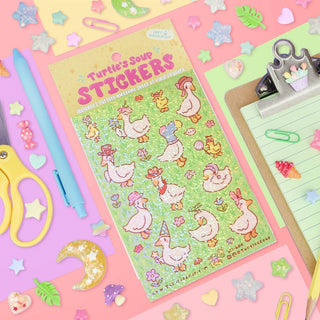 Turtle's Soup - Ducks with Hats - Klistremerker - COLORPOP