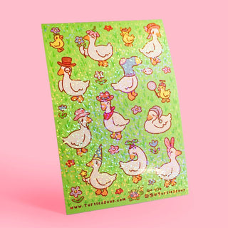 Turtle's Soup - Ducks with Hats - Klistremerker - COLORPOP