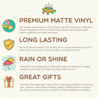 Turtle's Soup - Friend To Bugs - Klistremerke - COLORPOP