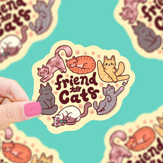 Turtle's Soup - Friend to Cats - Klistremerke - COLORPOP
