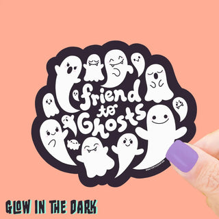 Turtle's Soup - Friend to Ghosts (glow in the dark) - Klistremerke - COLORPOP