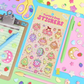 Turtle's Soup - Fruit Friends - Klistremerker - COLORPOP