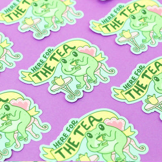 Turtle's Soup - Here for the Tea - Klistremerke - COLORPOP