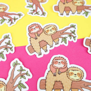 Turtle's Soup - Lazy Sloths Best Friends - Klistremerke - COLORPOP
