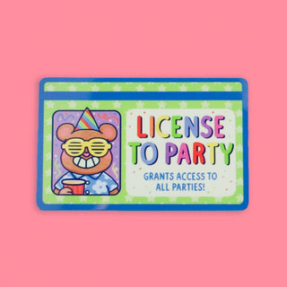 Turtle's Soup - License to Party - ID-Kort - COLORPOP