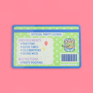 Turtle's Soup - License to Party - ID-Kort - COLORPOP