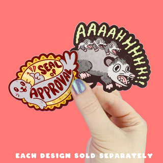 Turtle's Soup - Screaming Crazy Opossum - Klistremerke - COLORPOP