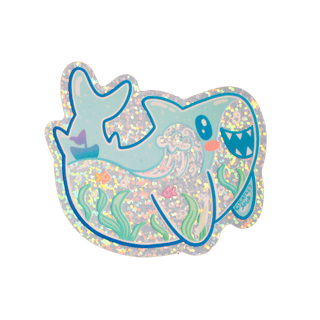 Turtle's Soup - Shark Ocean - Klistremerke (Glitter) - COLORPOP
