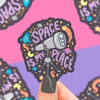 Turtle's Soup - Space is My Place - Klistremerke - COLORPOP