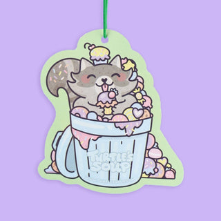 Turtle's Soup - Trashy Treats Raccoon - Luftfrisker for bil - COLORPOP